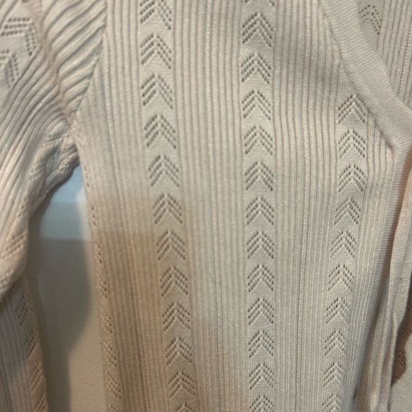 Pink Rose Light Beige Knit Crop Top - Picture 4 of 5